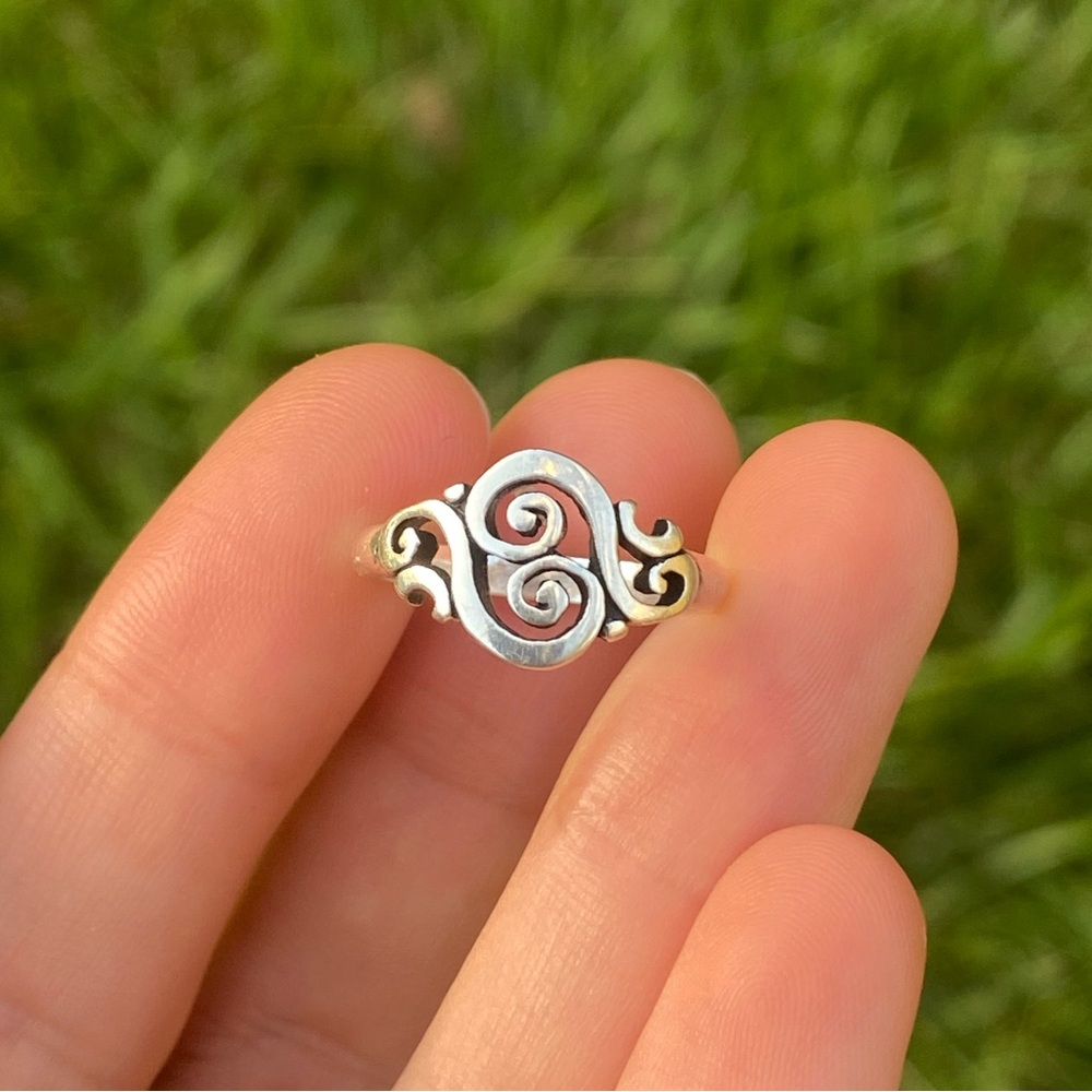 Retired James Avery Spanish Swirl Ring .925 Sterling Silver Size 5